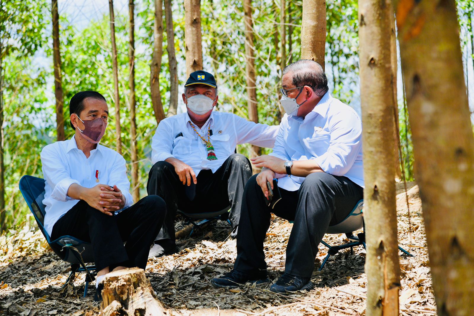 Presiden Menginap di IKN dengan Tenda Sederhana