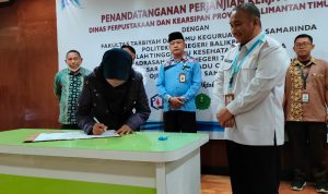 Dinas Perpustakaan dan Kearsipan (DPK) Provinsi Kalimantan Timur (Kaltim), pada Rabu (5/10/2022) akhirnya mewujudkan layanan antar jumput buku kepada anggota perpustakaan, yang ditandani dengan penandatanganan kerjasama dengan Ojek Muslimah Samarinda (OMS)